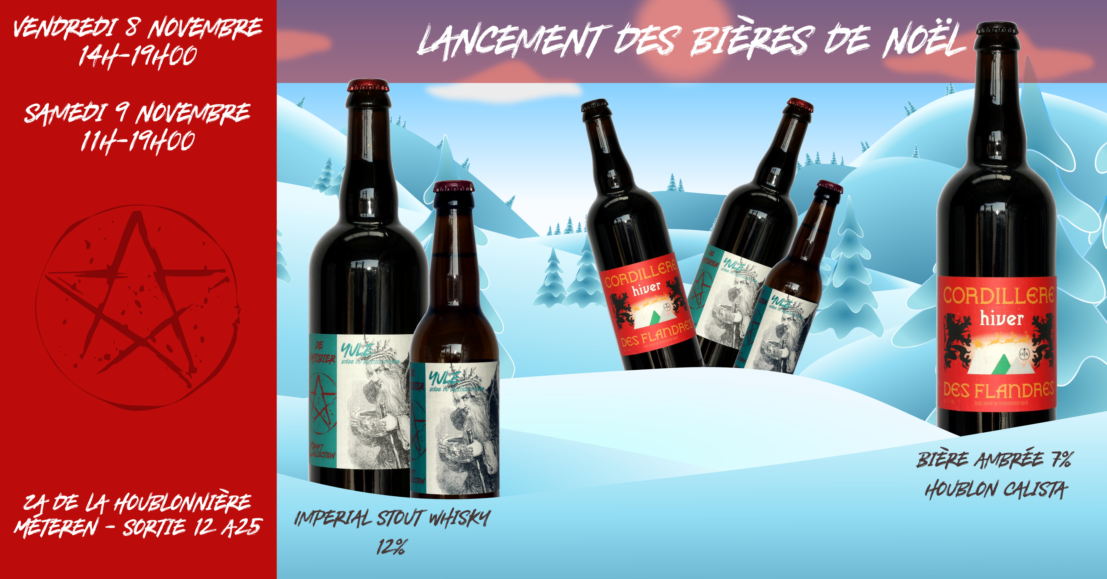 Lancement des bières de Noël